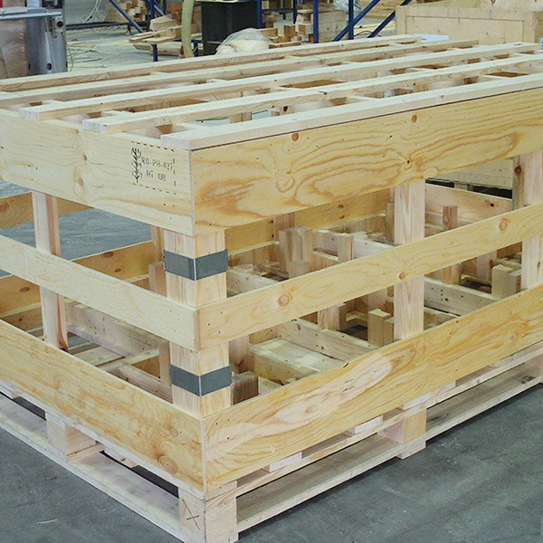 Wooden boxes and crates